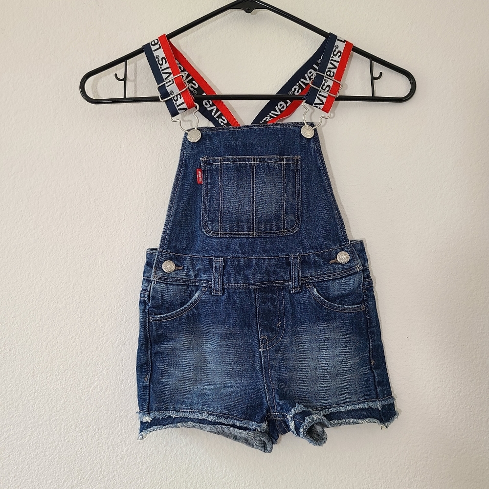 Levi's overall shorts sz 3T